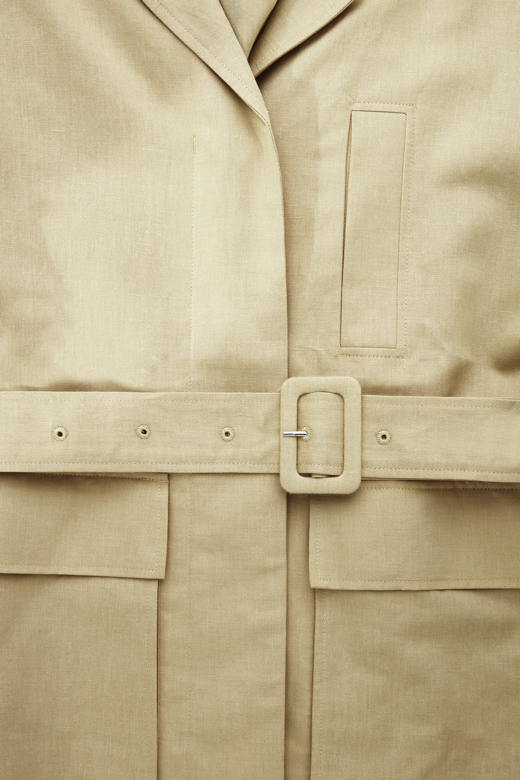 cos belted utility jacket