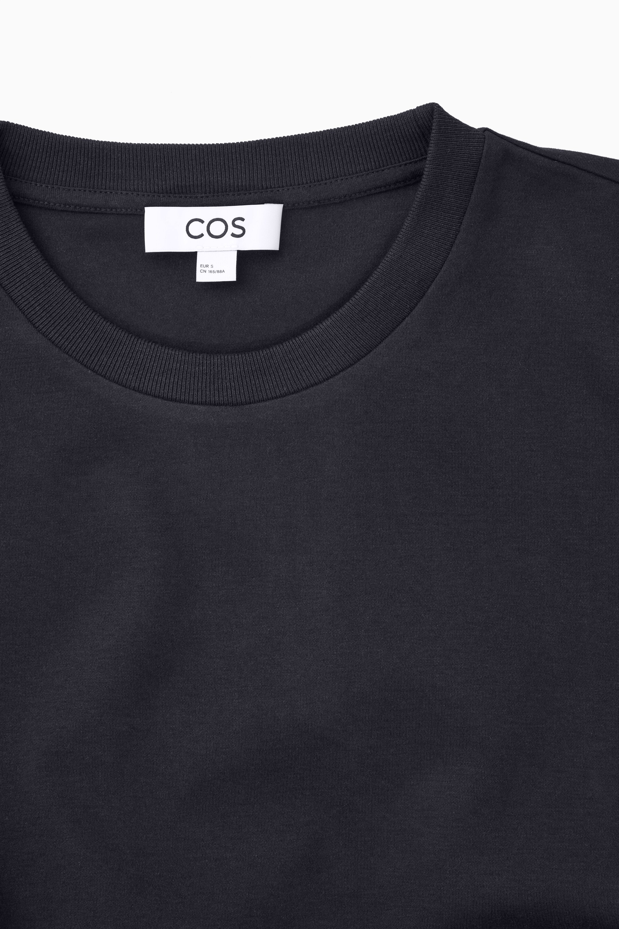 Contrast-panel mini t-shirt dress - DARK NAVY - women | COS AU