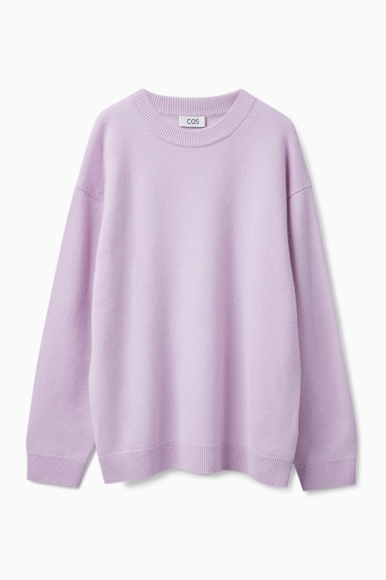RELAXED-FIT PURE CASHMERE JUMPER