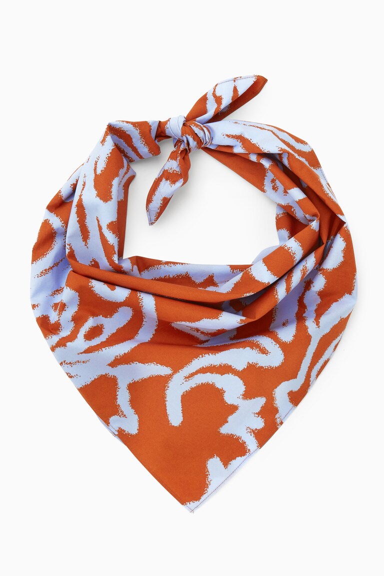PRINTED NECK SCARF