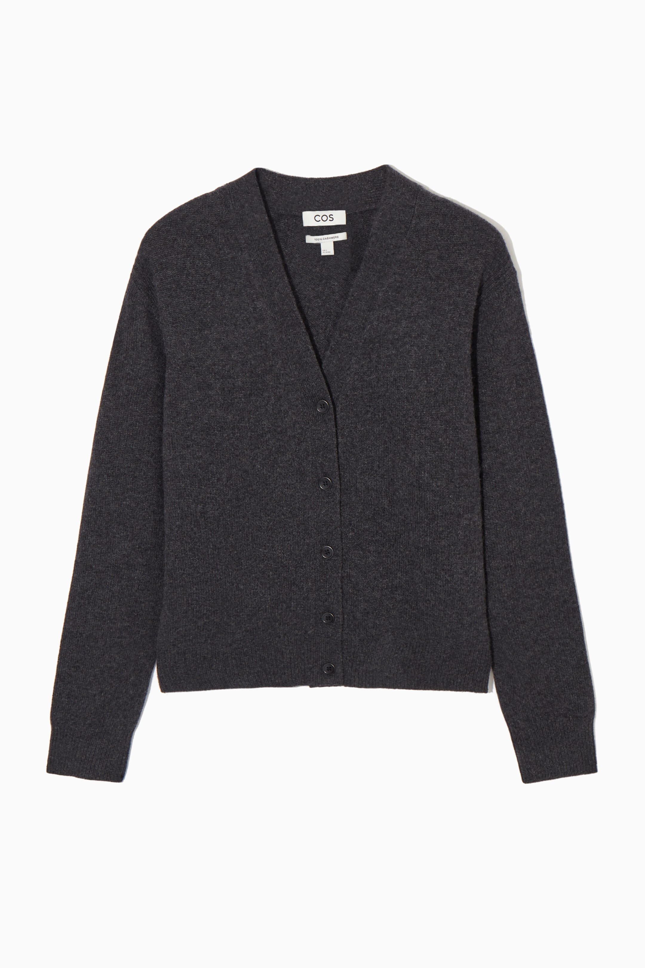 Gray 2025 cashmere cardigan