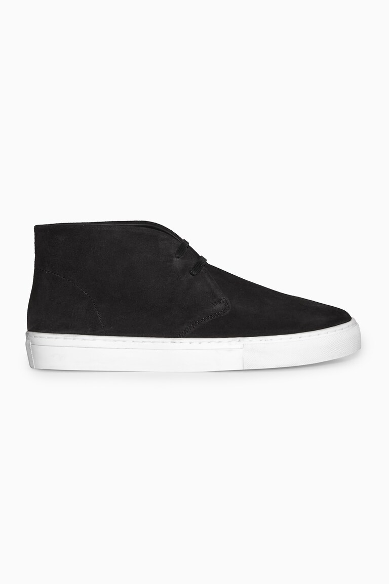 SUEDE HIGH-TOP TRAINERS