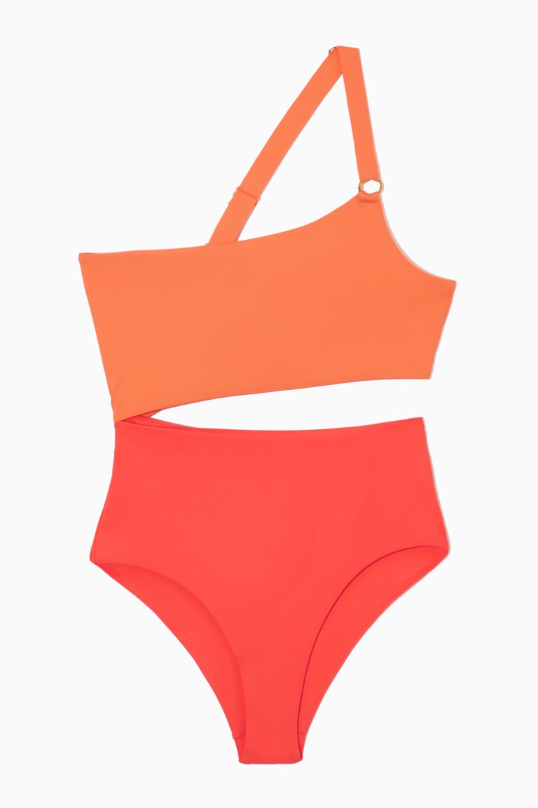 ASYMMETRIC ONE-SHOULDER SWIMSUIT