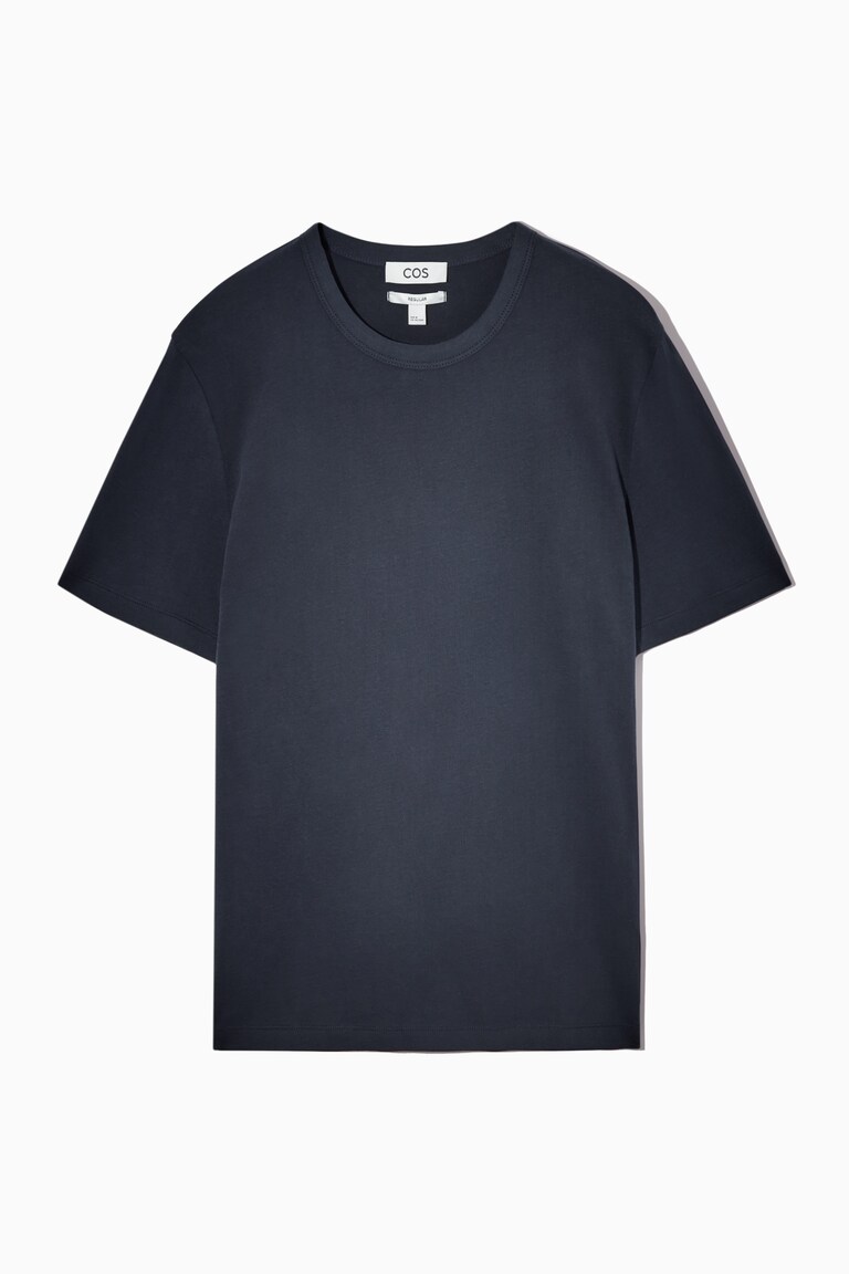 REGULAR-FIT MID-WEIGHT BRUSHED T-SHIRT