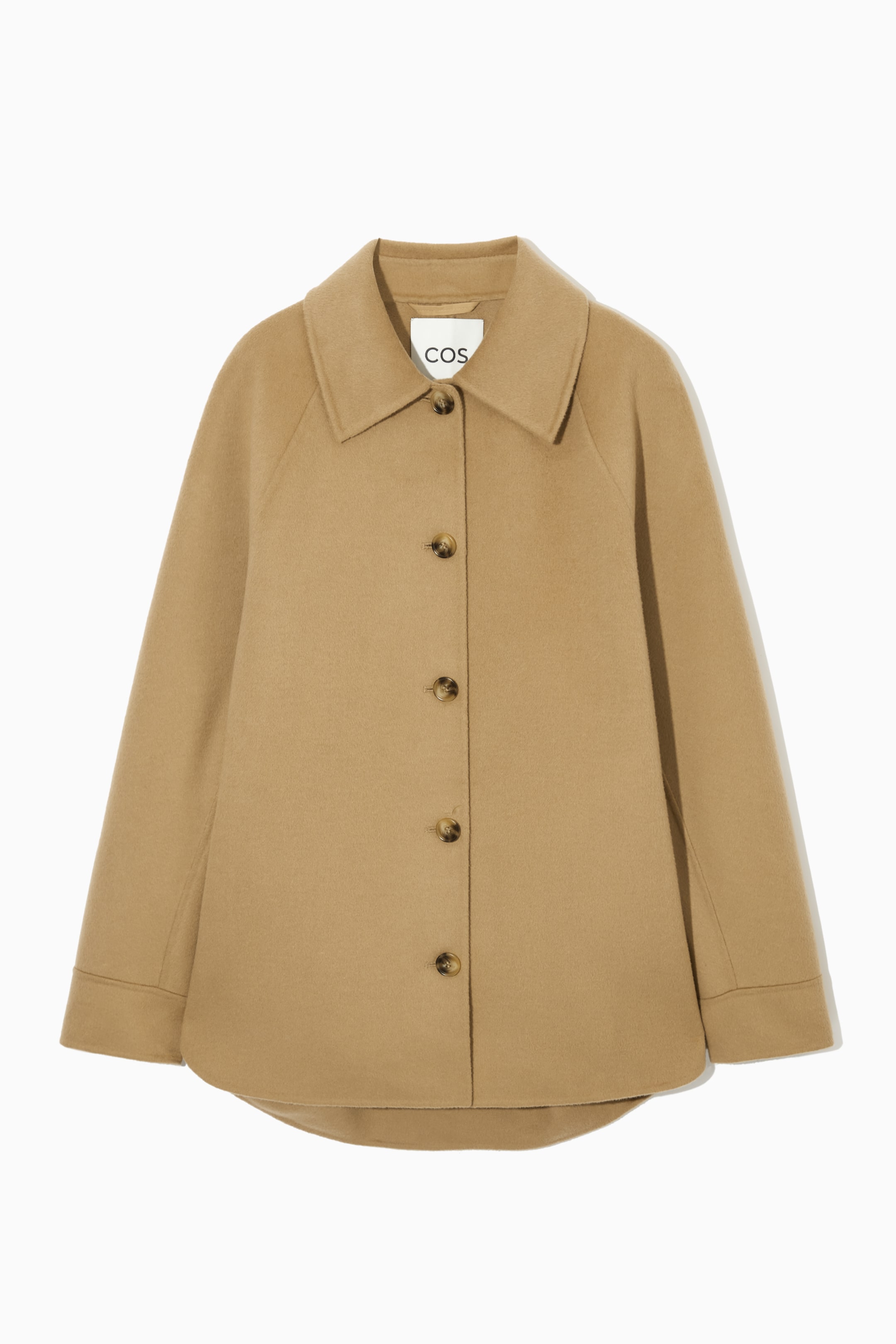 Double-faced wool jacket - BEIGE - women | COS AU