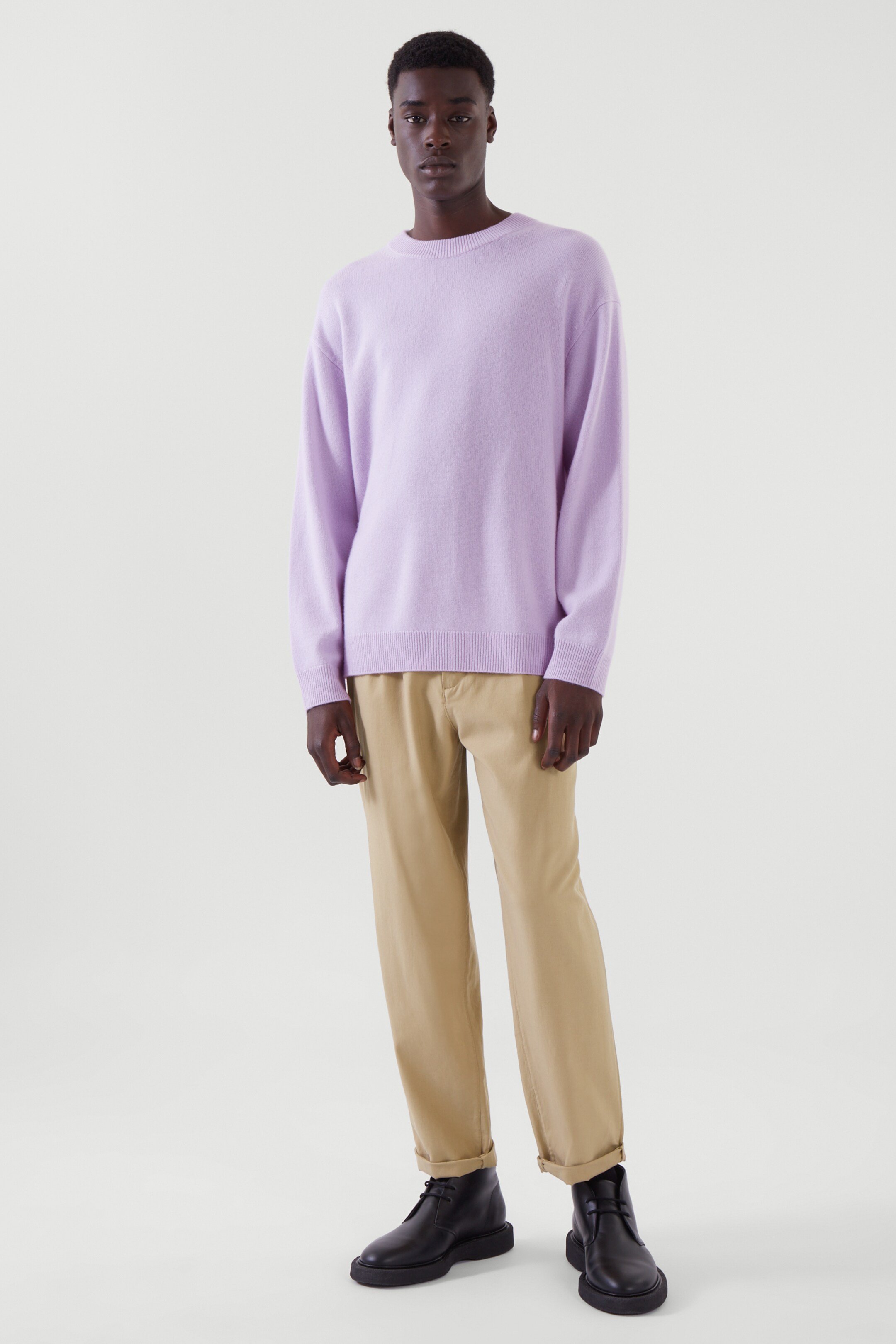 RELAXED-FIT PURE CASHMERE JUMPER
