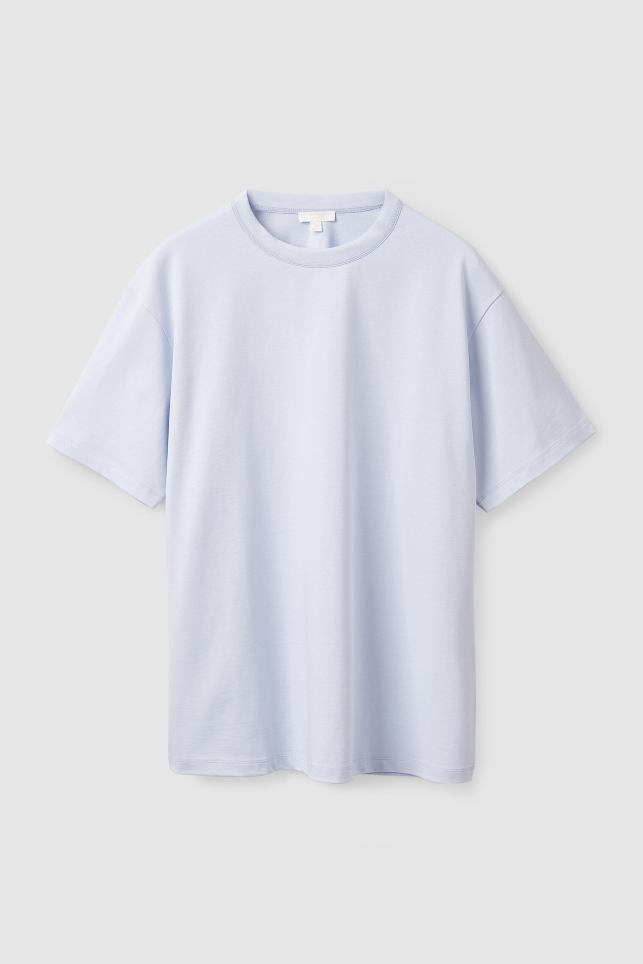 Front image of cos RELAXED-FIT T-SHIRT in light blue