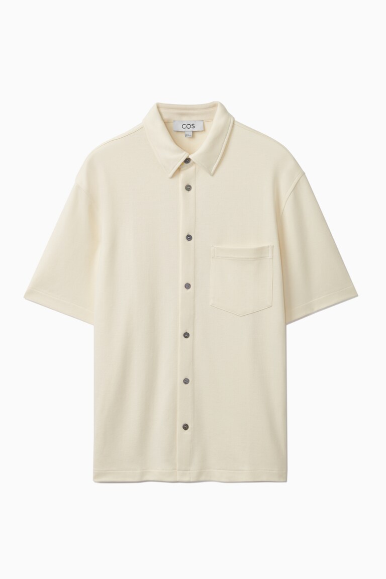 RELAXED-FIT JERSEY SHIRT