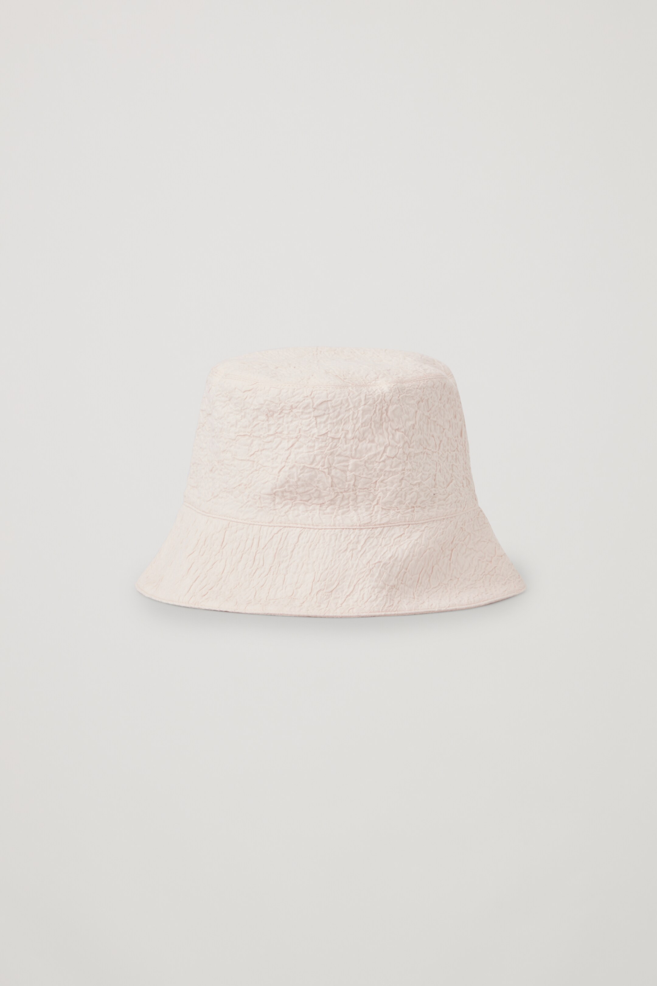 Front image of cos BUCKET HAT in PALE PINK