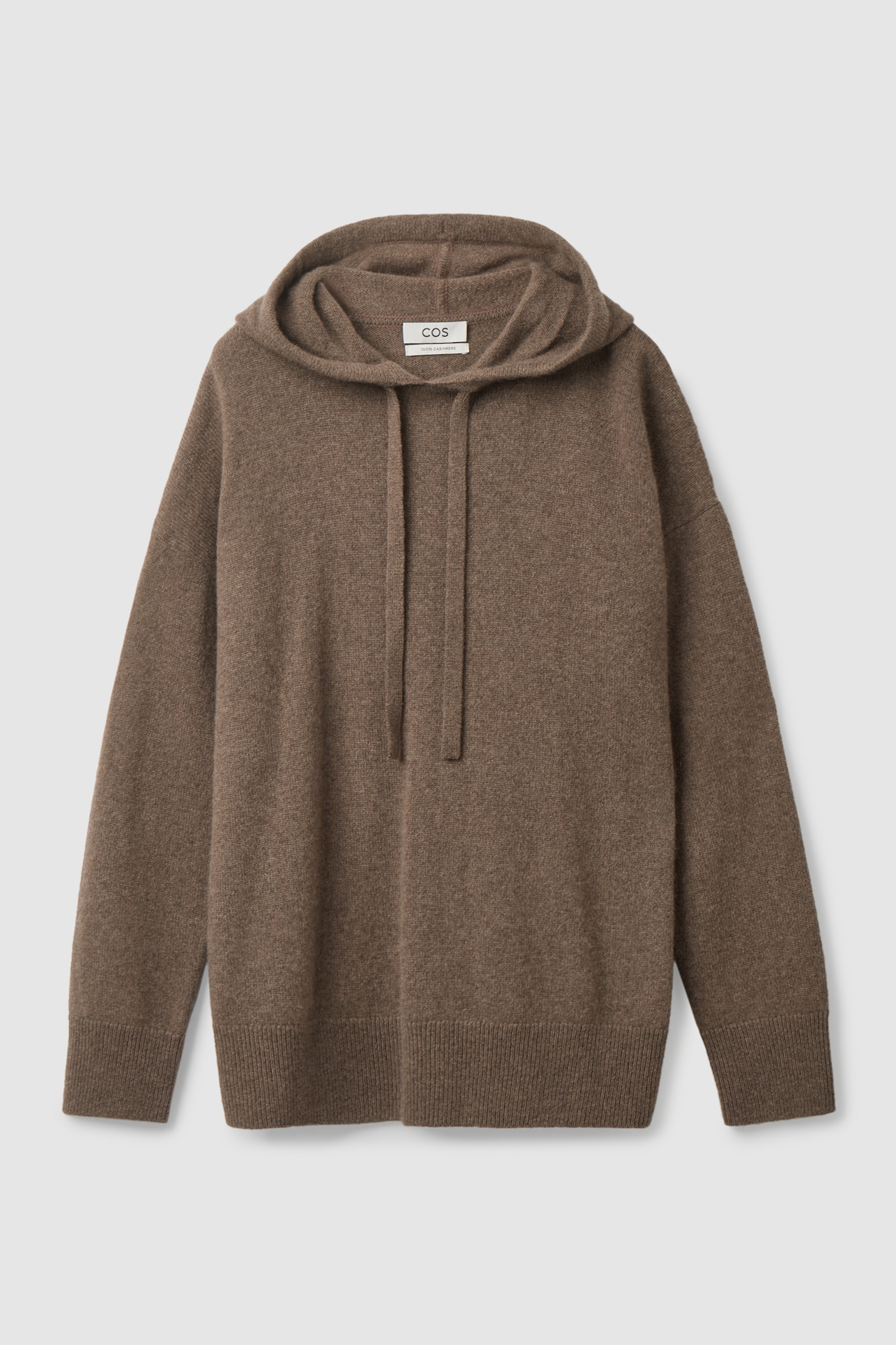 Relaxed-fit pure cashmere hoodie - BROWN - product.relaxed-fit-pure ...