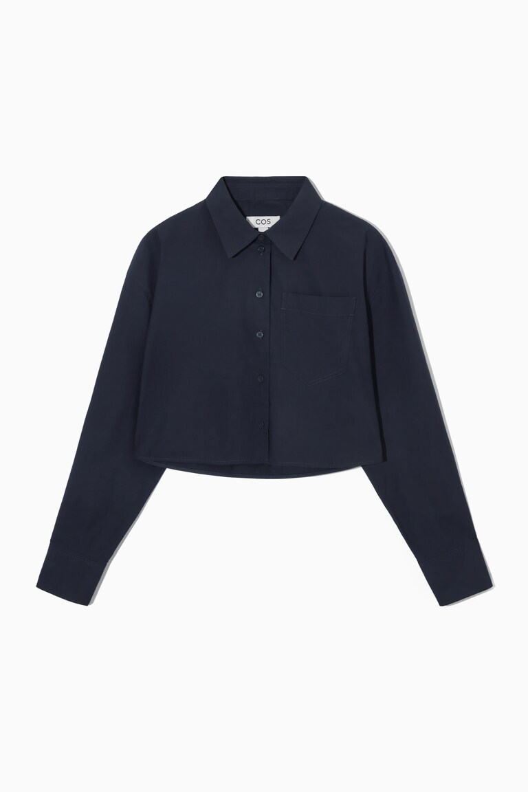 CROPPED POPLIN SHIRT