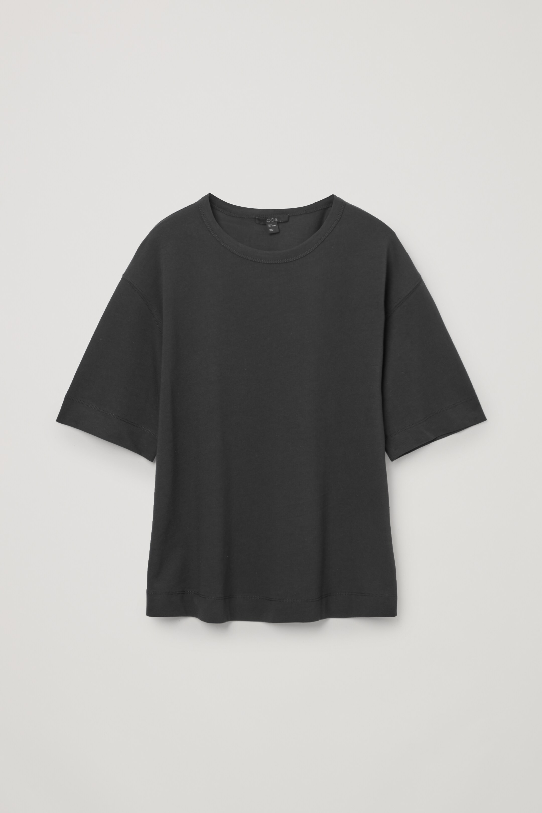 Boxy t-shirt - Black - Women | COS AU