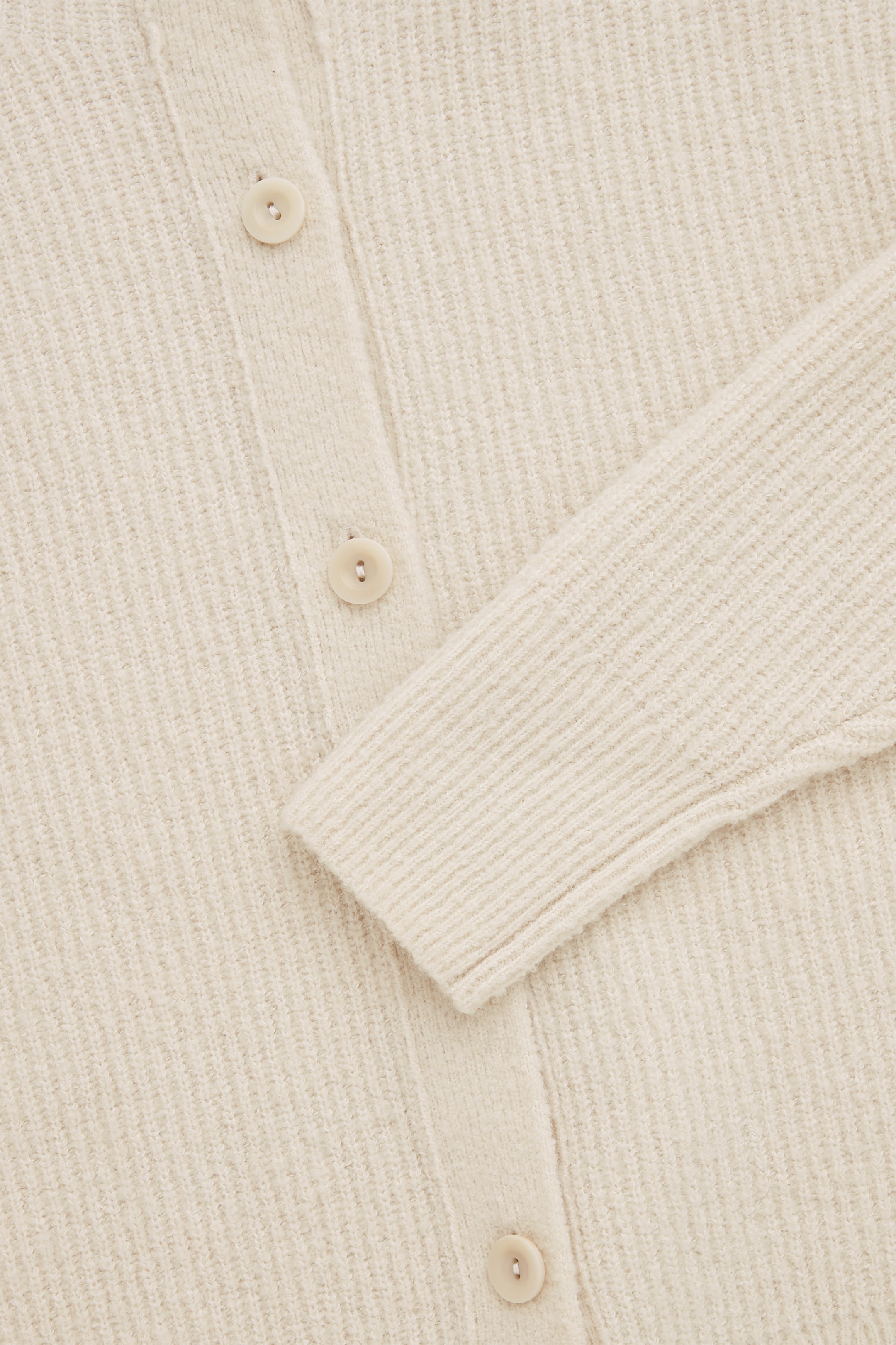 Bouclé-knit cardigan - CREAM - women | COS AU