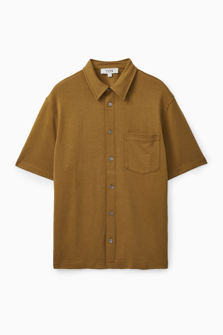 RELAXED-FIT JERSEY SHIRT