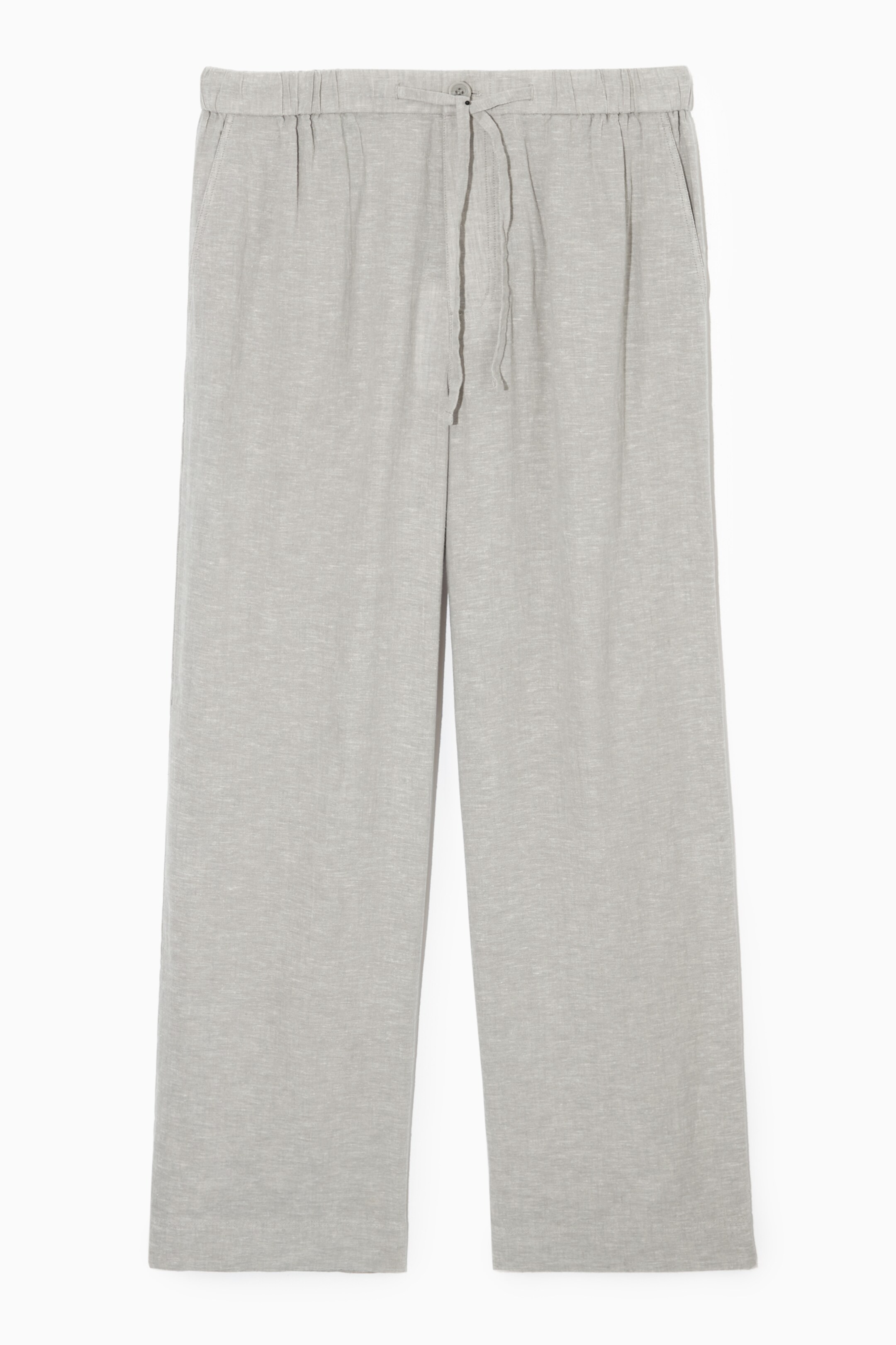 Gray linen clearance pants