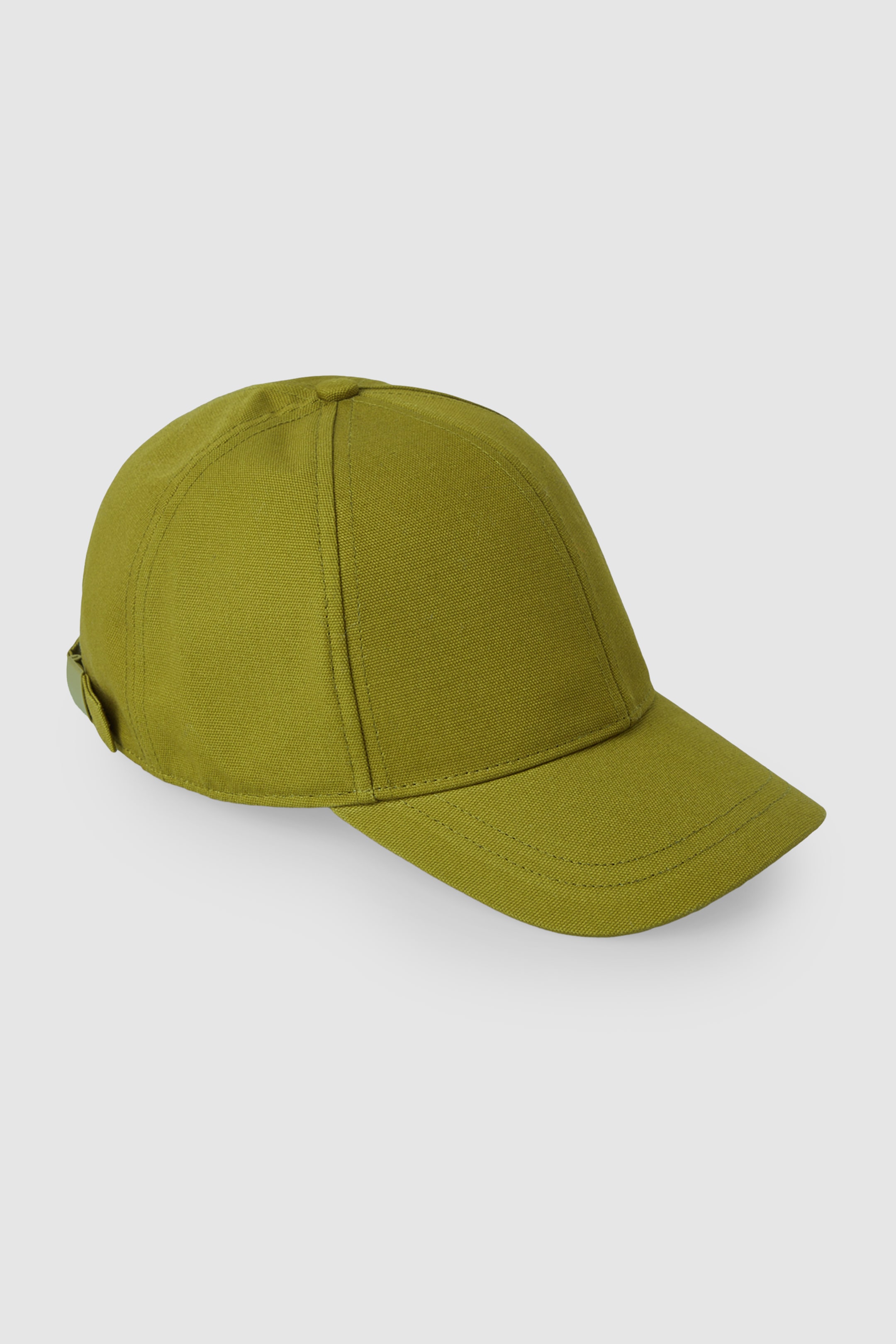 Right image of cos CANVAS BASEBALL CAP in olive green