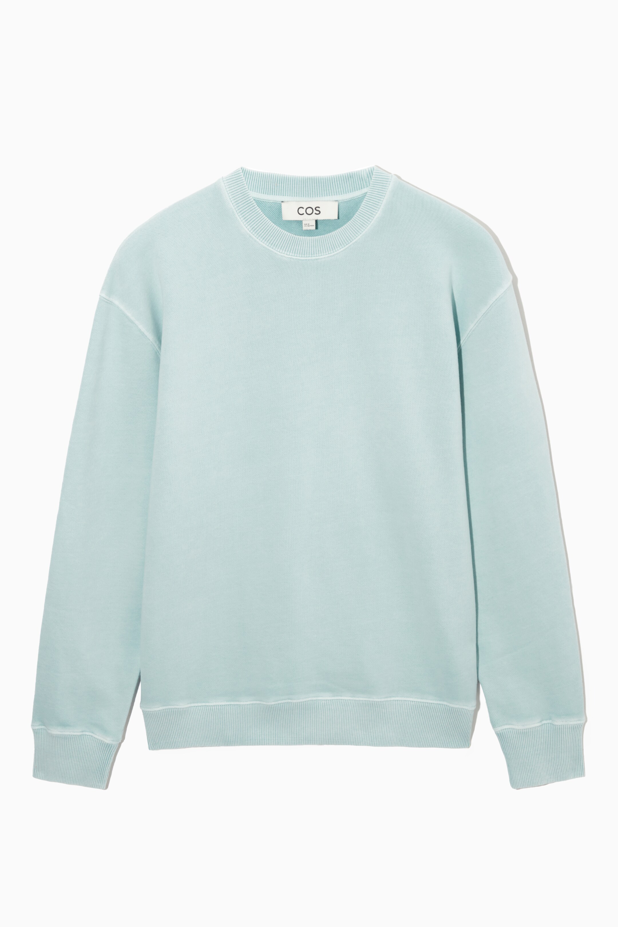 Relaxed-fit sweatshirt - TURQUOISE - men | COS AU